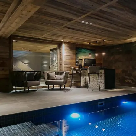Villa 6br Stunning Chalet Pool&cinema Megeve